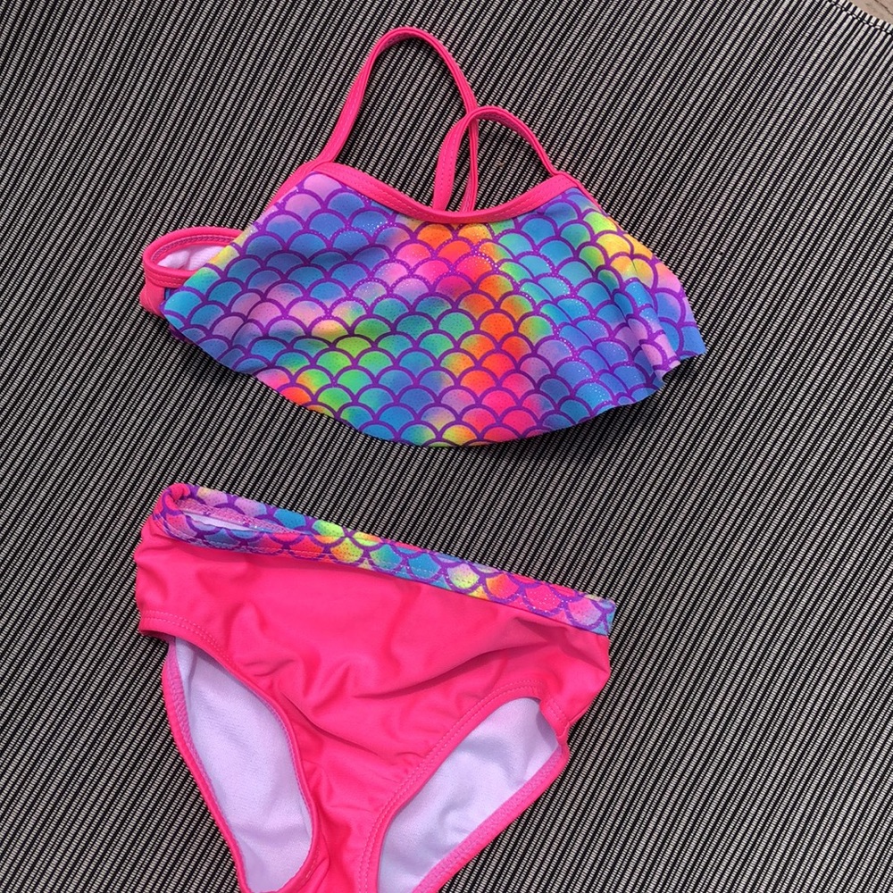 girls size 2 swimsuit bikini toddler swimsuit By Health Tex 24 month merโฆ
